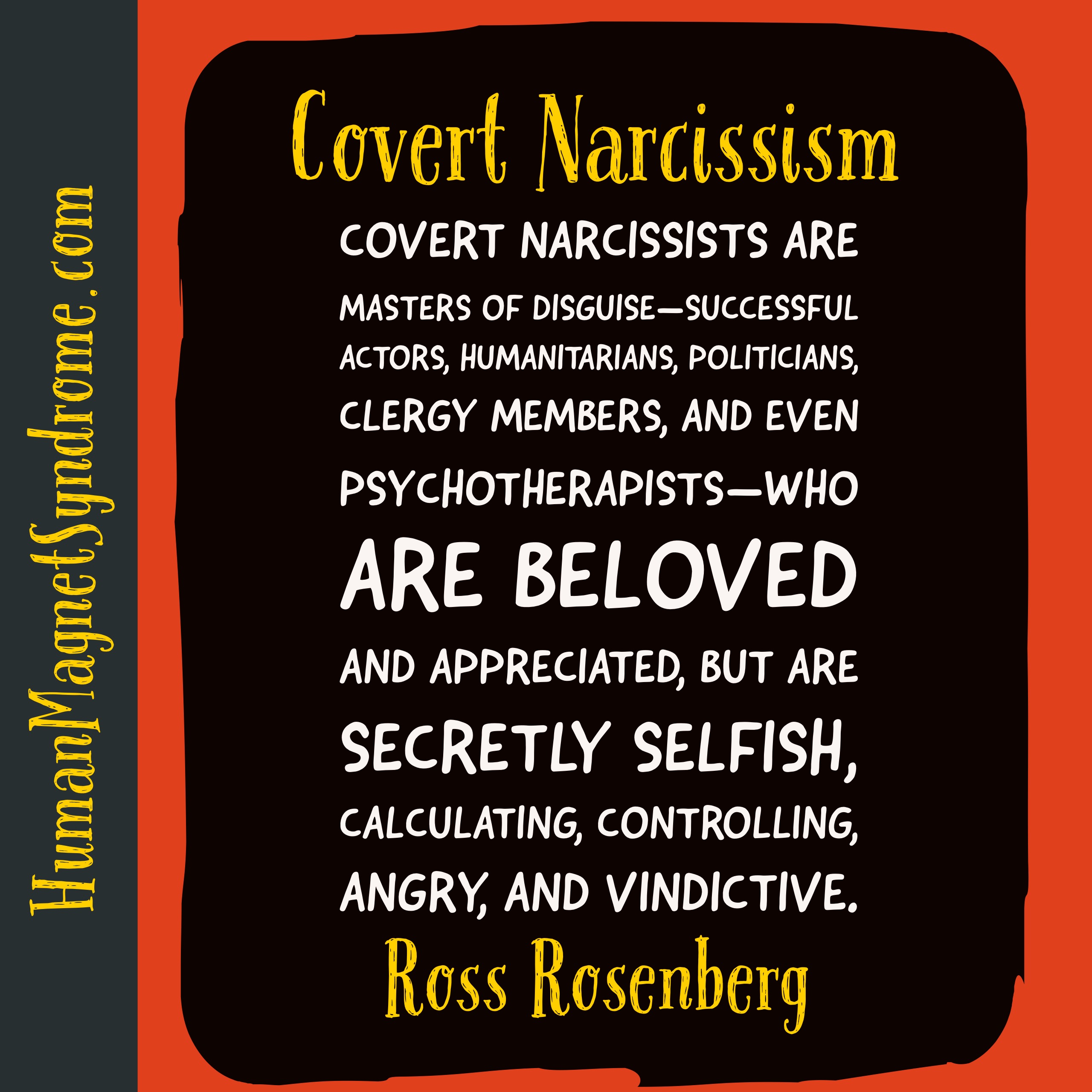 Pathological narcissism abuse